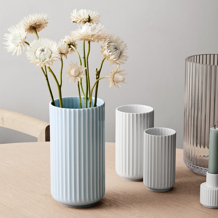 Lyngby Porcelain White Vases