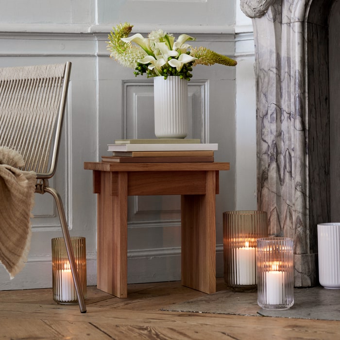 Lyngby Porcelain Glass Vases