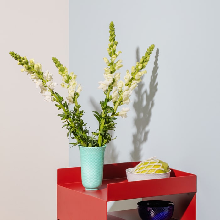 Lyngby Porcelain Rhombe Color Vases