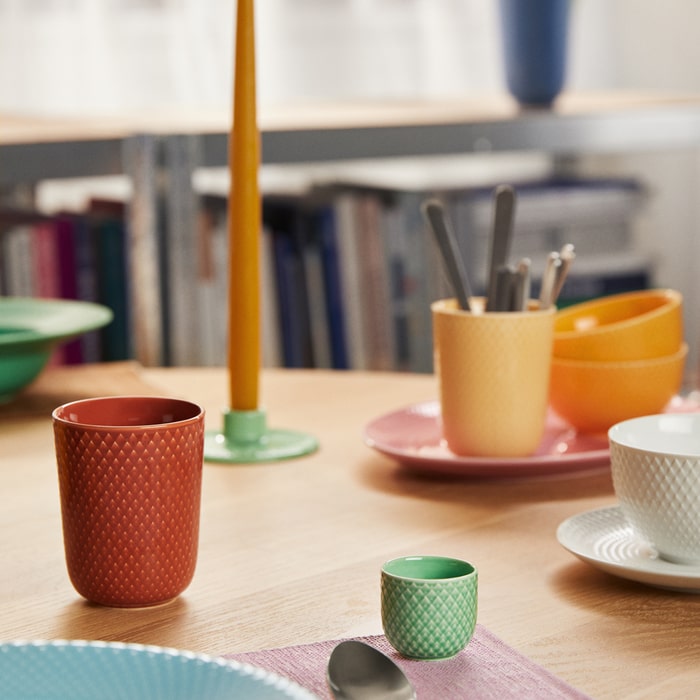 Lyngby Porcelæn Rhombe Color Mug