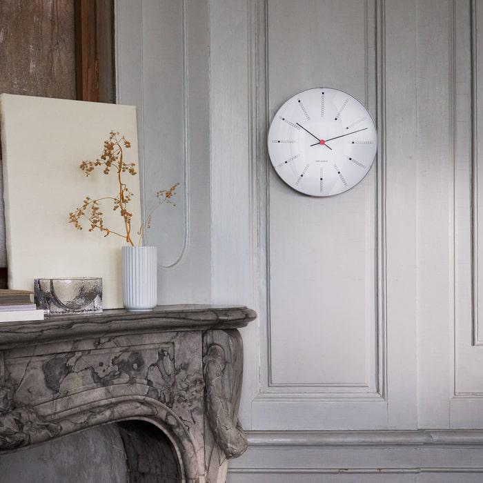 Arne Jacobsen Roman Wall Clock White/Black