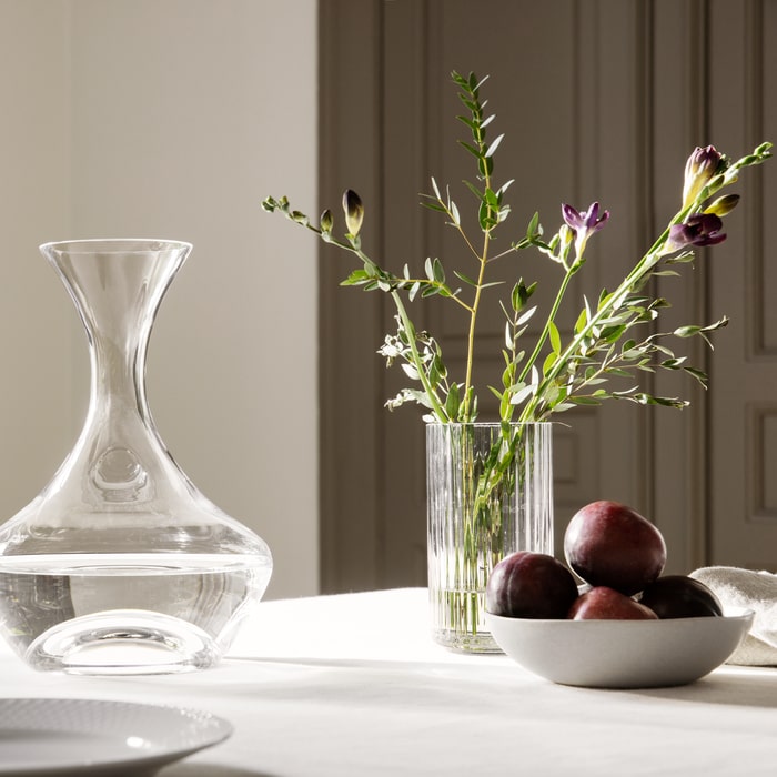 Lyngby Porcelain Glass Vases