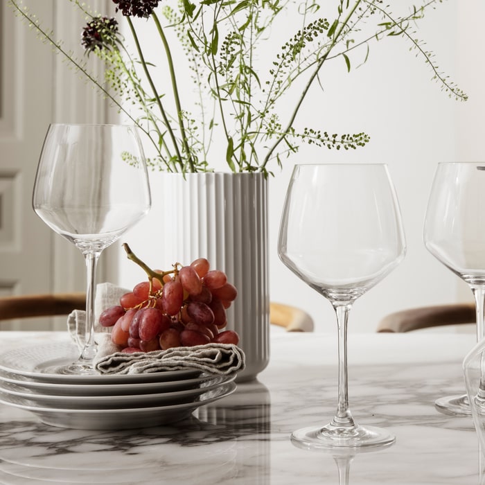 Lyngby Porcelain Rhombe Plates