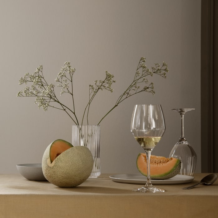 Lyngby Porcelain Glass Vases