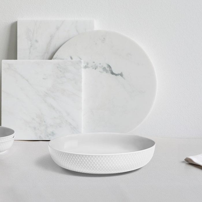 Lyngby Porcelain Rhombe Bowl