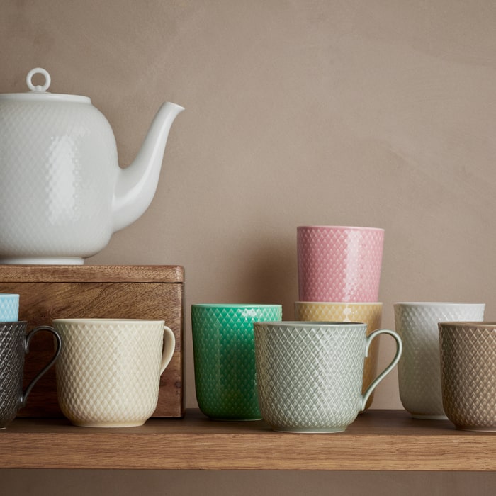 Lyngby Porcelæn Rhombe Color Mug