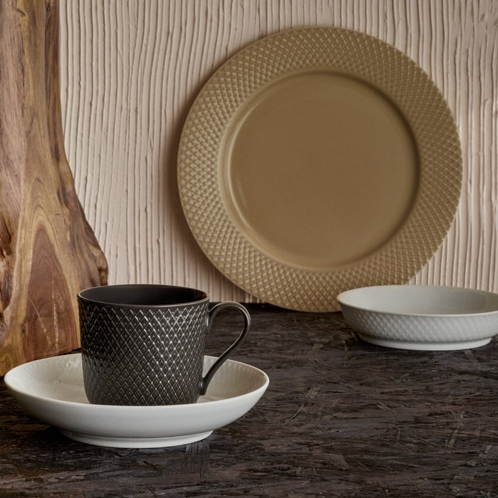 Lyngby Porcelæn Rhombe Earth Plate