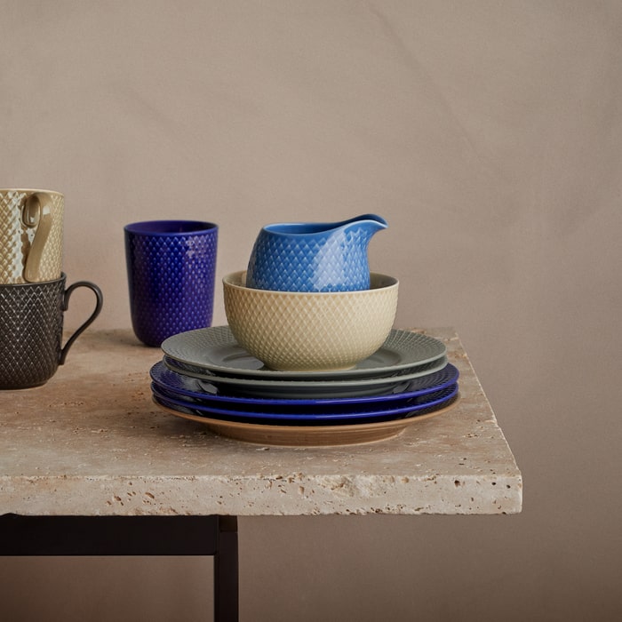 Lyngby Porcelæn Rhombe Earth Bowl