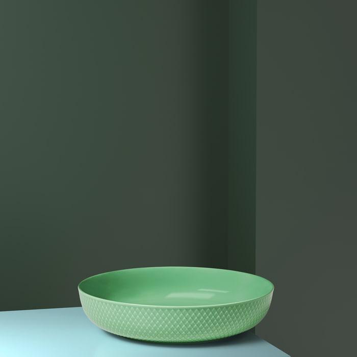 Lyngby Porcelain Rhombe Color Bowls