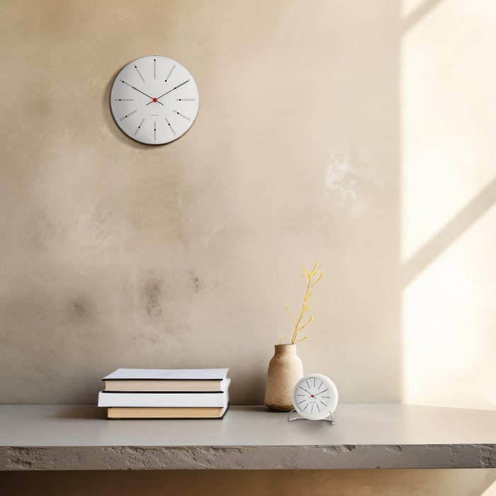 Arne Jacobsen Roman Wall Clock White/Black