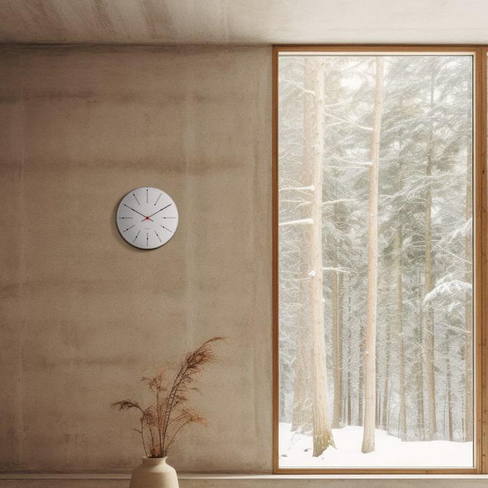 Arne Jacobsen Roman Wall Clock White/Black