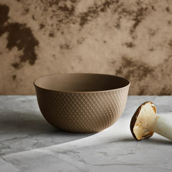 Lyngby Porcelæn Rhombe Earth Serveware