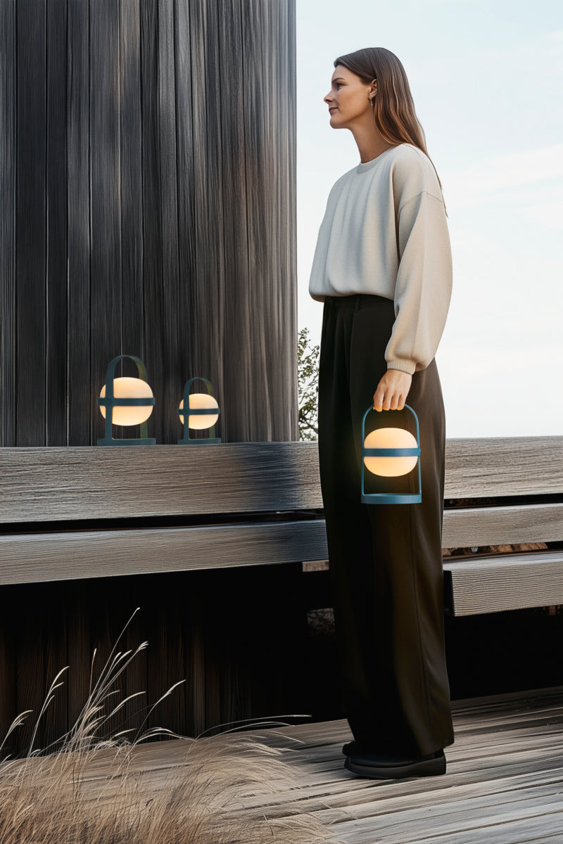 Soft Spot Solar Circular Lamp