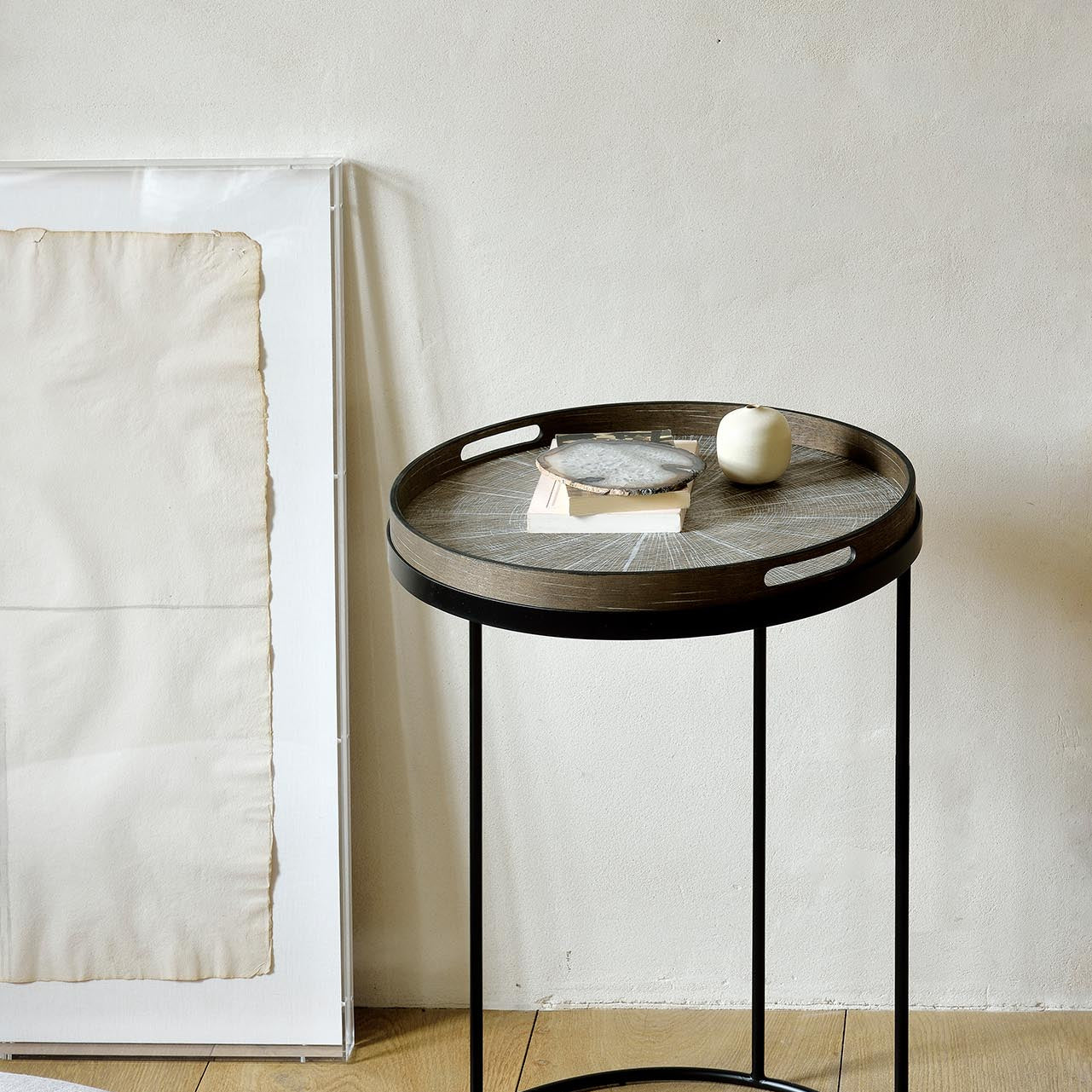 Ethnicraft Slice Tray, FSC-certified solid wood furniture by Belgian brand