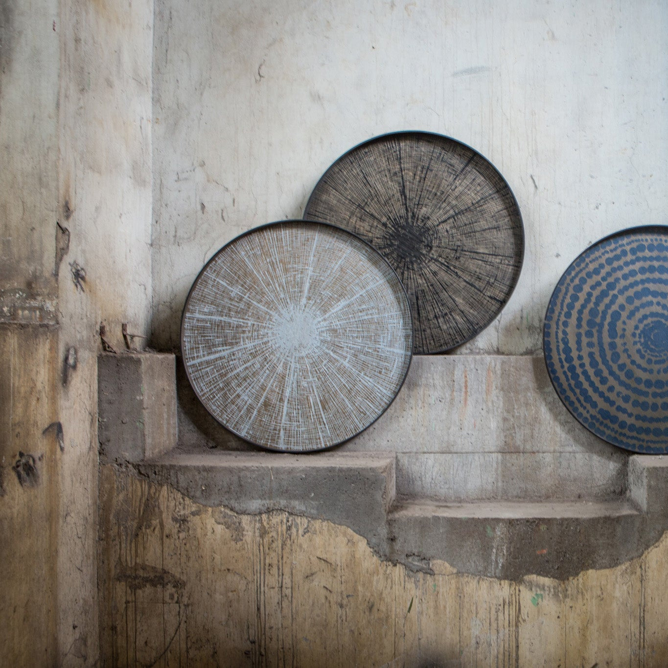 Ethnicraft Slice Tray, FSC-certified solid wood furniture by Belgian brand