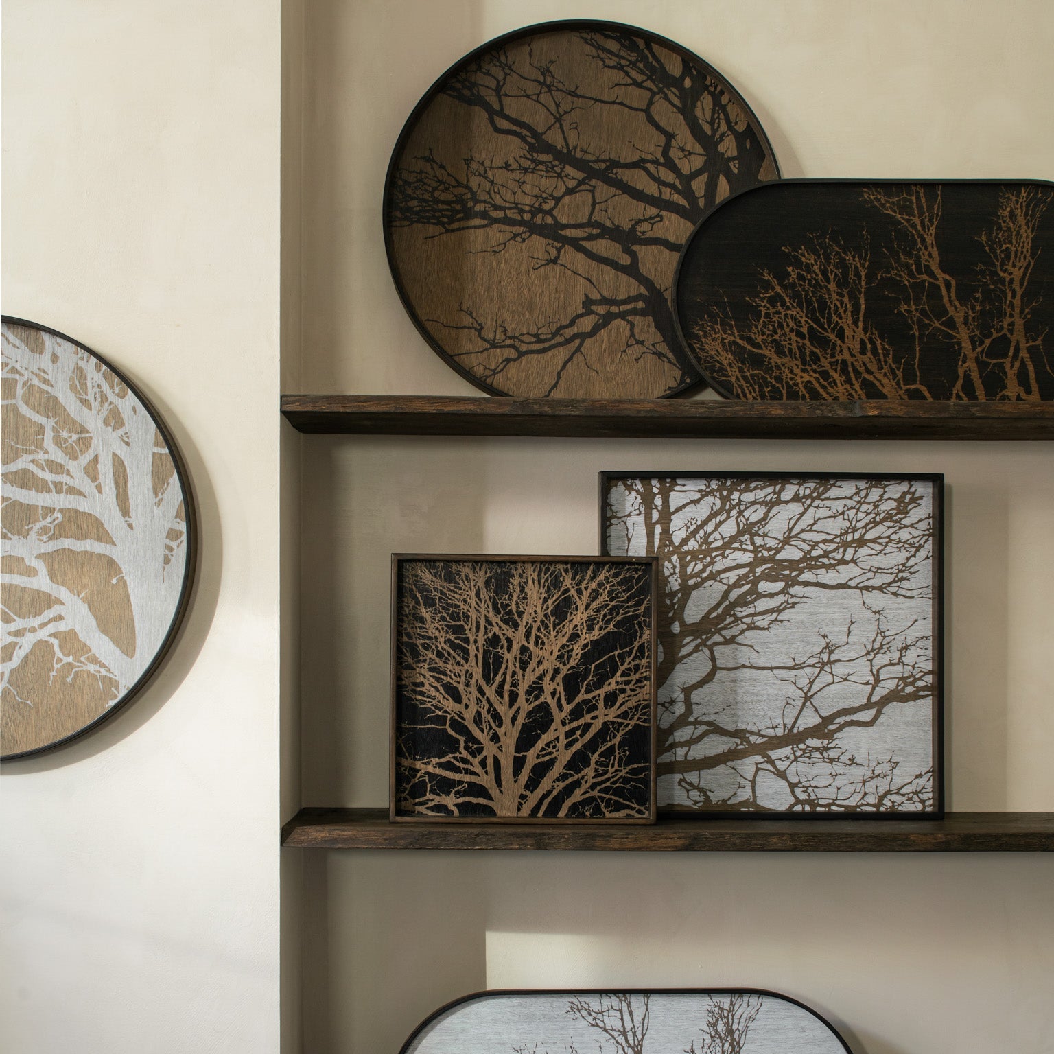 Ethnicraft Tree Tray, FSC-certified solid wood furniture by Belgian brand