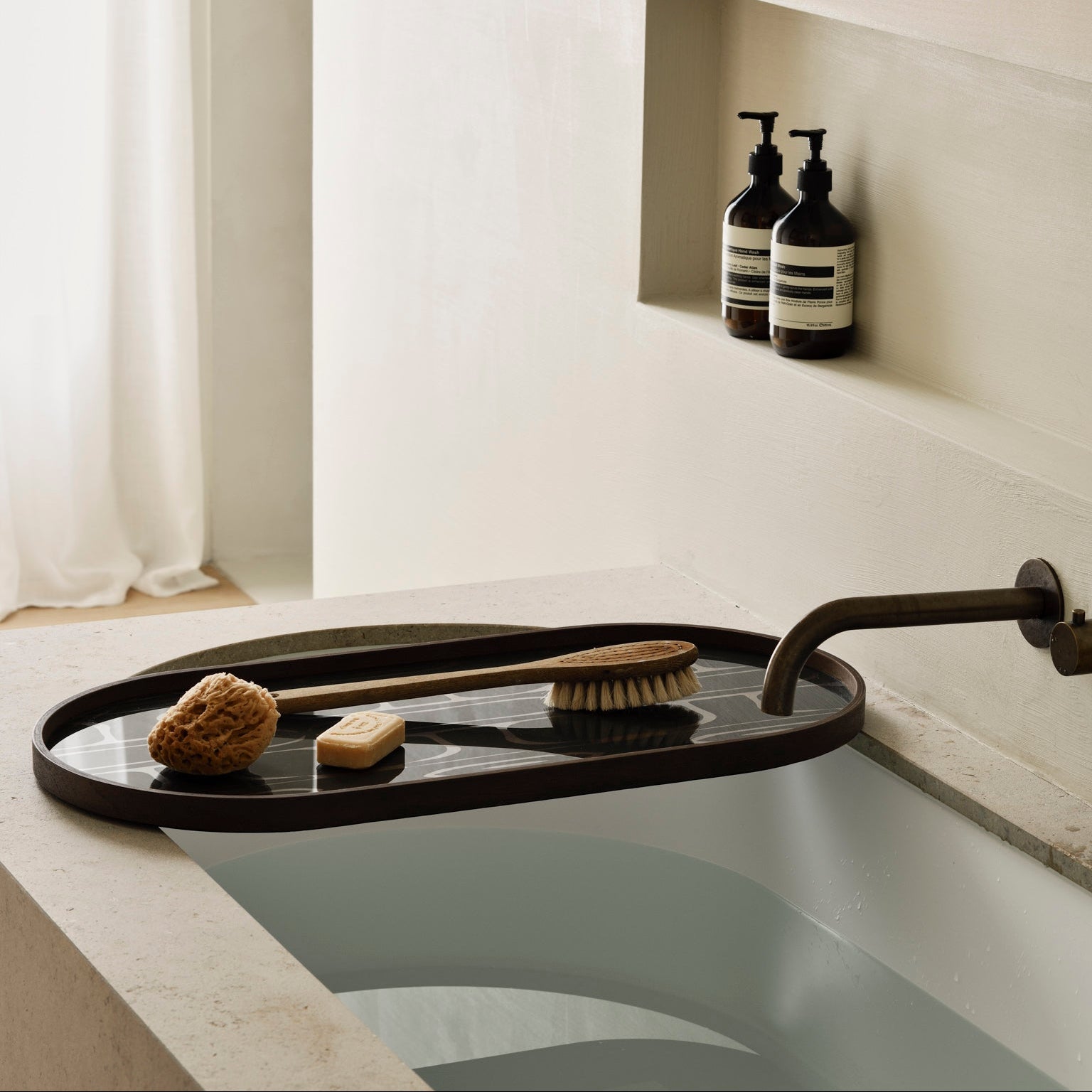 Ethnicraft Second Nature Tray, FSC-certified solid wood furniture by Belgian brand