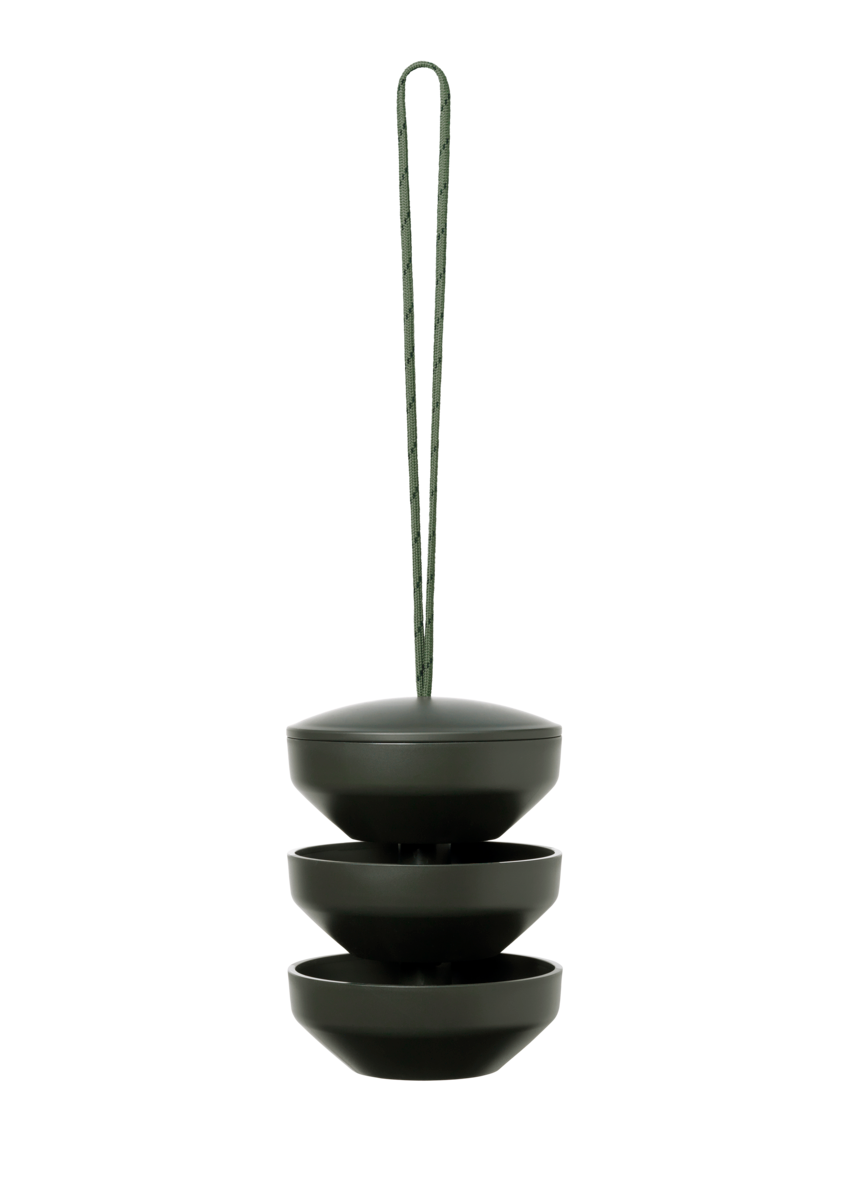 Recycled Hanging Bird Feeding Station