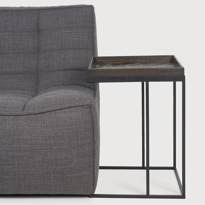 Ethnicraft Square Tray Side Table, FSC-certified solid wood furniture by Belgian brand