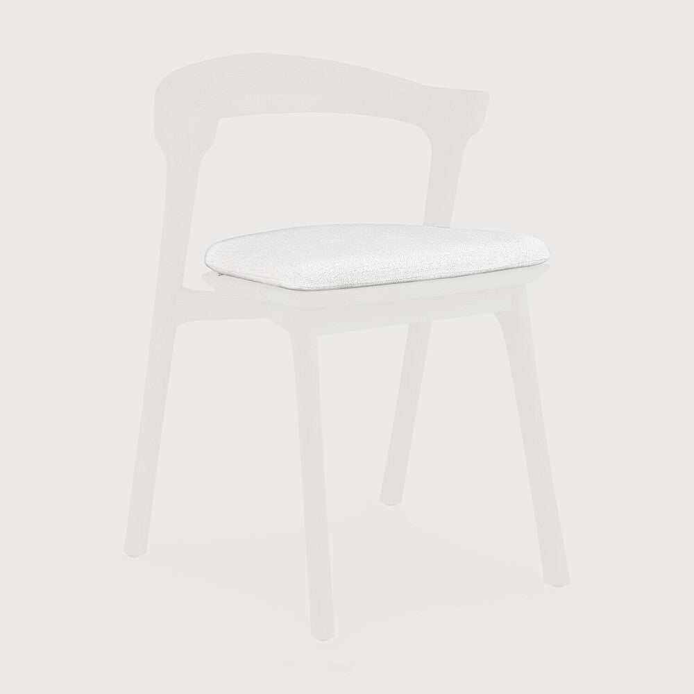 Ethnicraft Bok Outdoor Dining Chair Cushion, woven outdoor textile by Belgian brand Ethnicraft