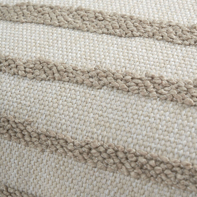 Ethnicraft Nomad Stripes Outdoor Cushion, woven outdoor textile by Belgian brand Ethnicraft