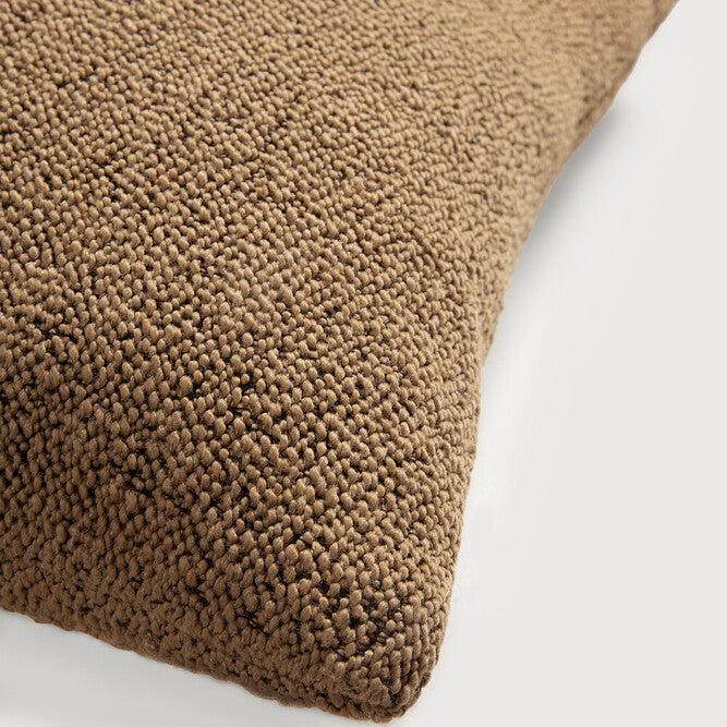 Ethnicraft Nomad Outdoor Cushion - Cumin, woven outdoor textile by Belgian brand Ethnicraft