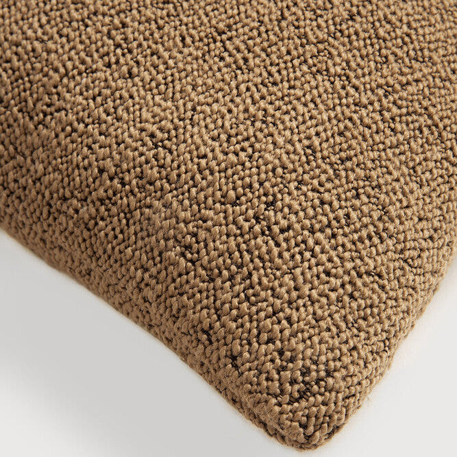 Ethnicraft Nomad Outdoor Cushion - Cumin, woven outdoor textile by Belgian brand Ethnicraft