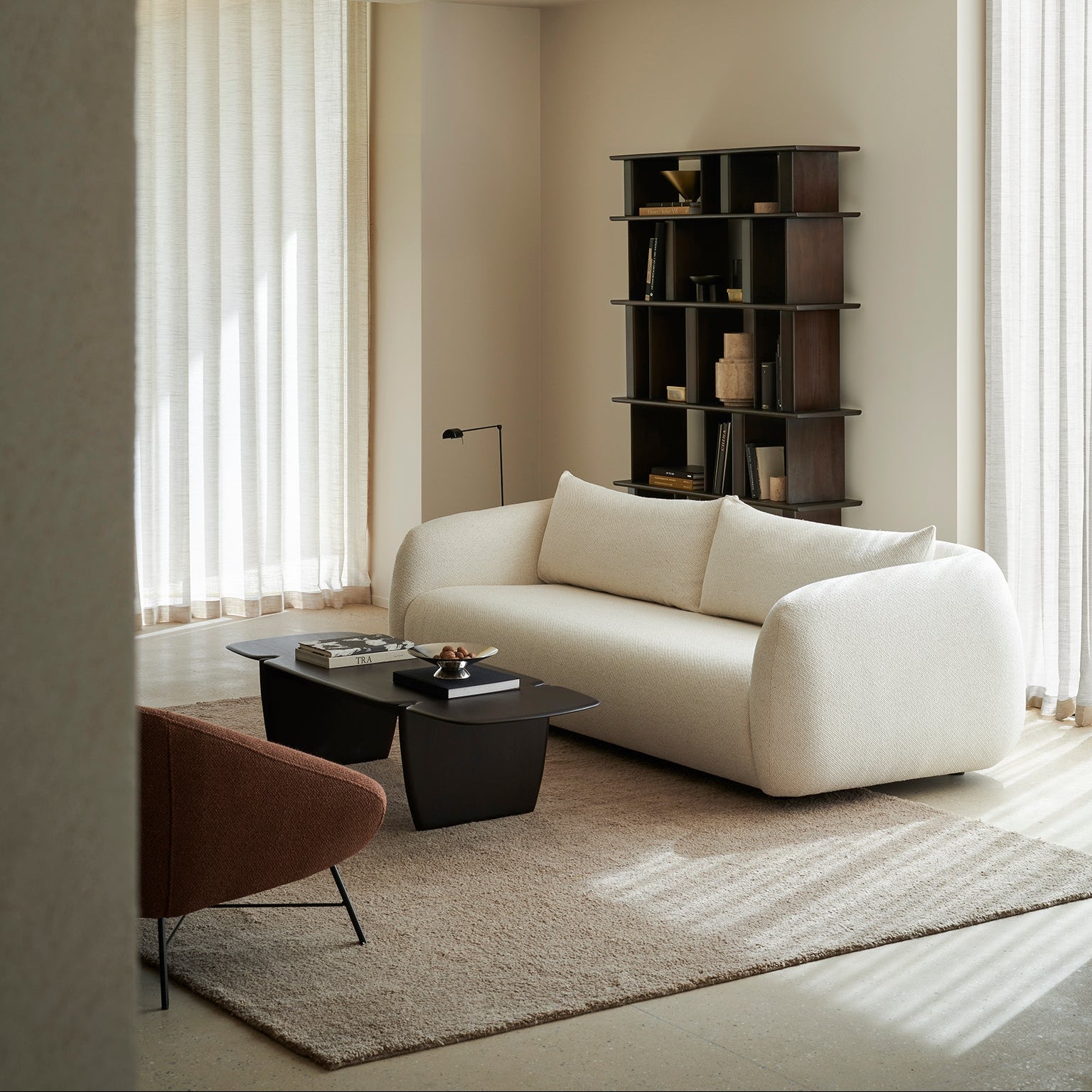 Ethnicraft Figur Sofa with FSC-certified solid wood frame, Belgian design
