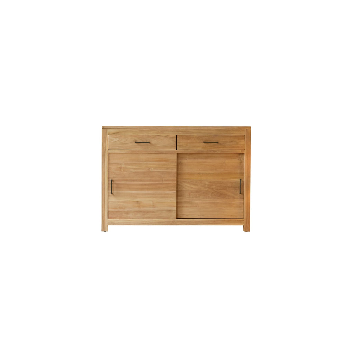 Tikamoon Maë sideboard in solid teak, styled in a dining room