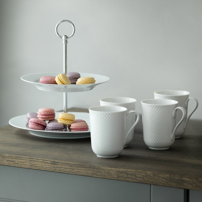 Lyngby Porcelain Rhombe Mug