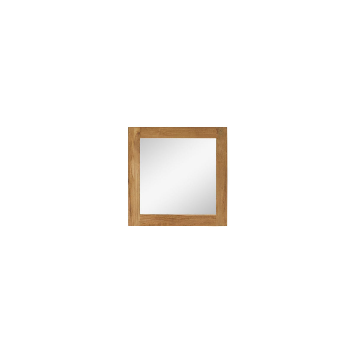 Tikamoon Jill solid teak bathroom cabinet, front view