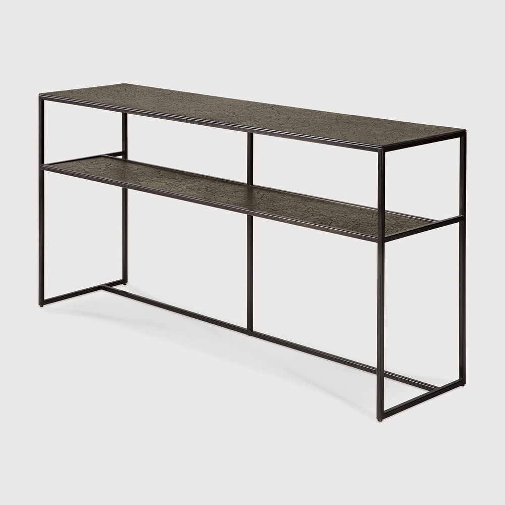 Ethnicraft Pentagon Console, FSC-certified solid wood furniture by Belgian brand