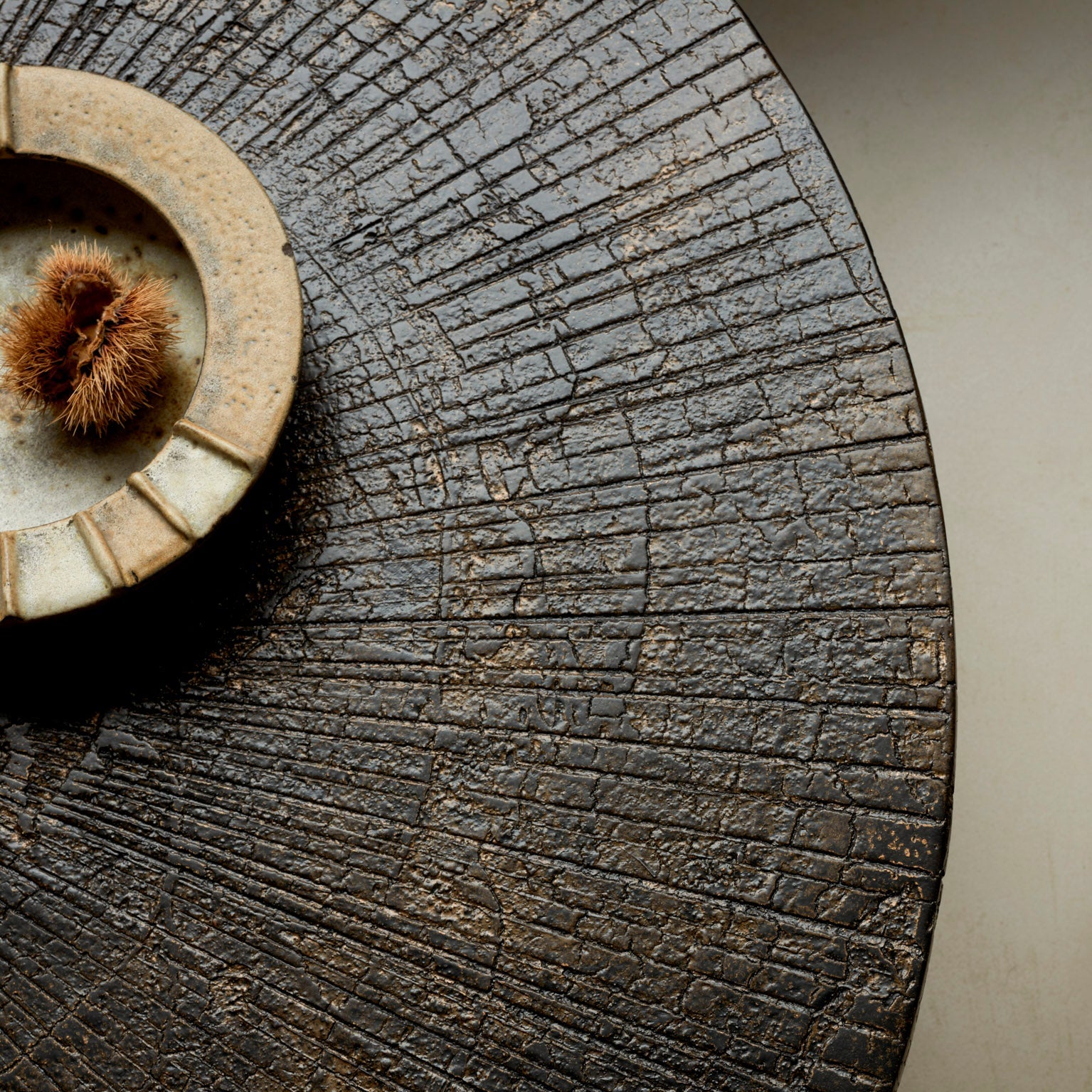 Ethnicraft Slice Coffee Table, FSC-certified solid wood furniture by Belgian brand