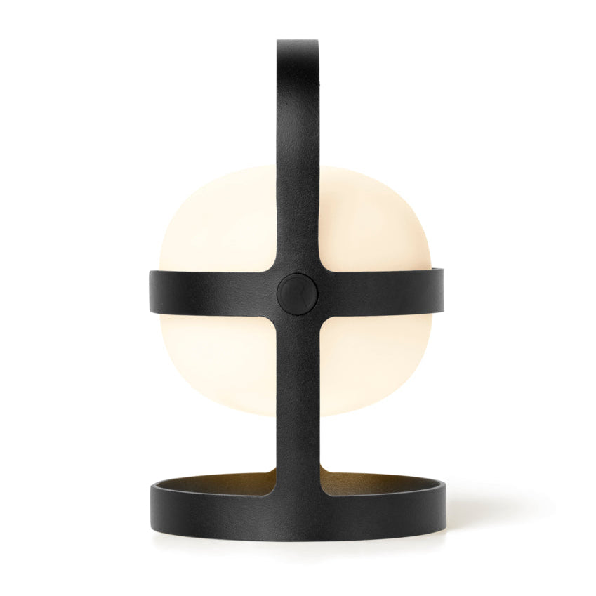 Rosendahl Soft Spot Solar Circular Lamp in solar-powered glass, Danish design heritage.