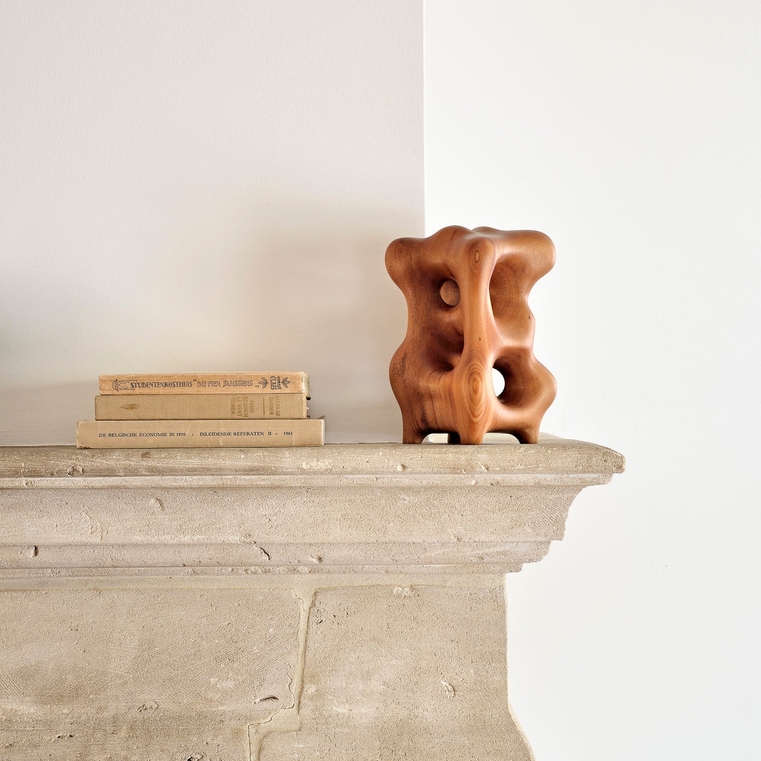 Ethnicraft Organic Sculpture in mahogany, FSC-certified solid mahogany with natural finish