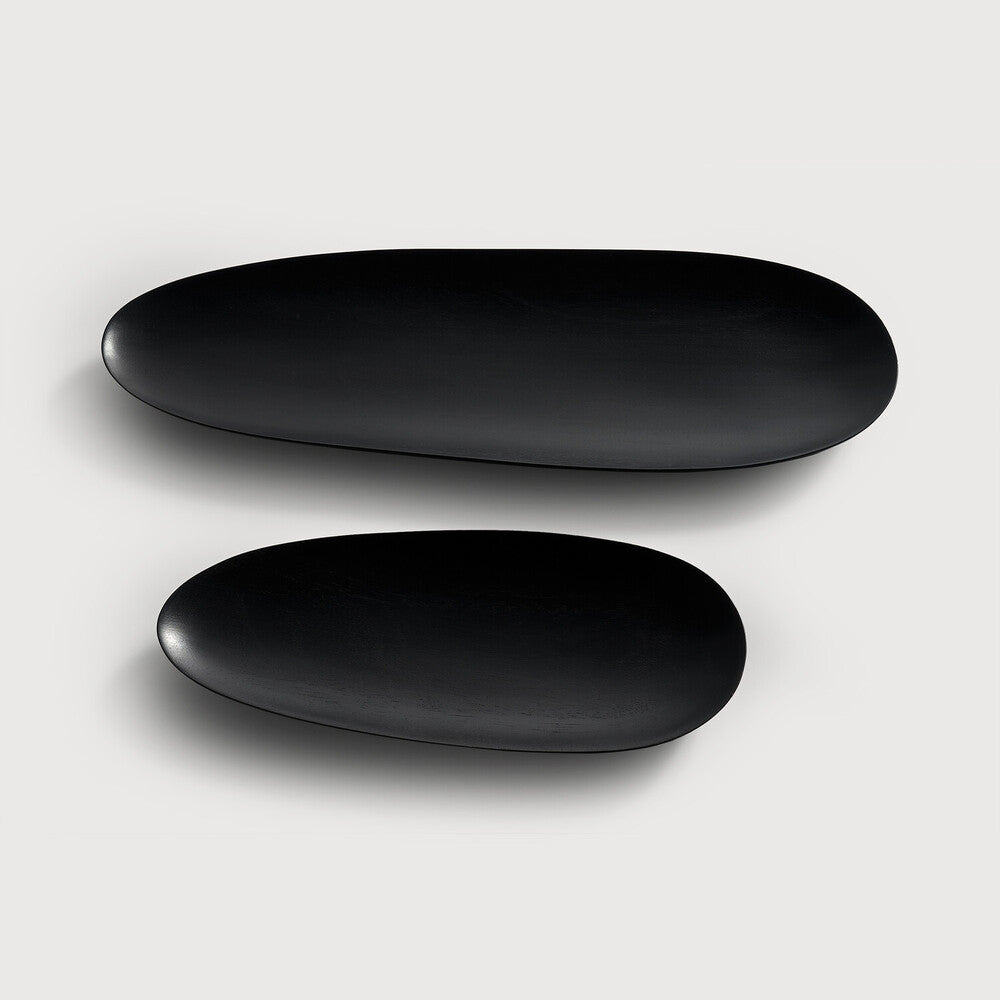 Thin Oval Board Set - Mahogany