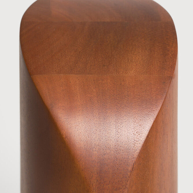 Ethnicraft PI Book Ends- Mahogany in mahogany, FSC-certified solid mahogany