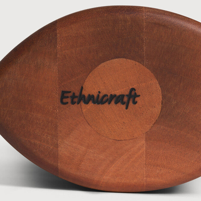 Ethnicraft PI Book Ends- Mahogany in mahogany, FSC-certified solid mahogany