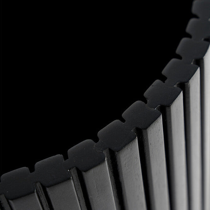 Ethnicraft Roller Max Paper Basket, FSC-certified solid wood furniture by Belgian brand