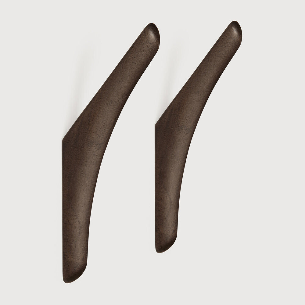 Ethnicraft PI Wall Hanger -Mahogany in mahogany, FSC-certified solid mahogany