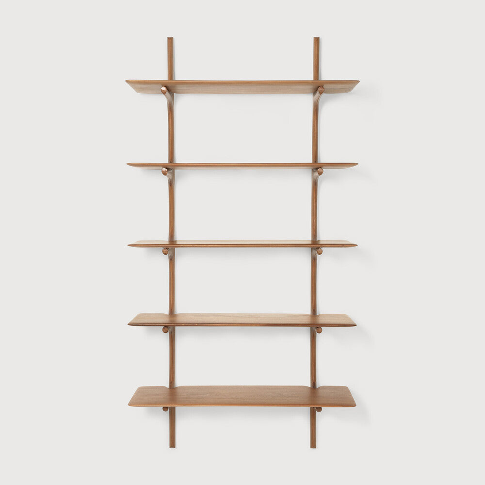 Ethnicraft PI Wall Shelf, FSC-certified solid wood furniture by Belgian brand