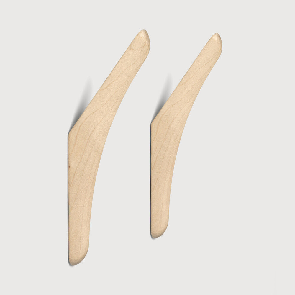 Ethnicraft PI Wall Hanger - Sycamore in sycamore, FSC-certified solid sycamore