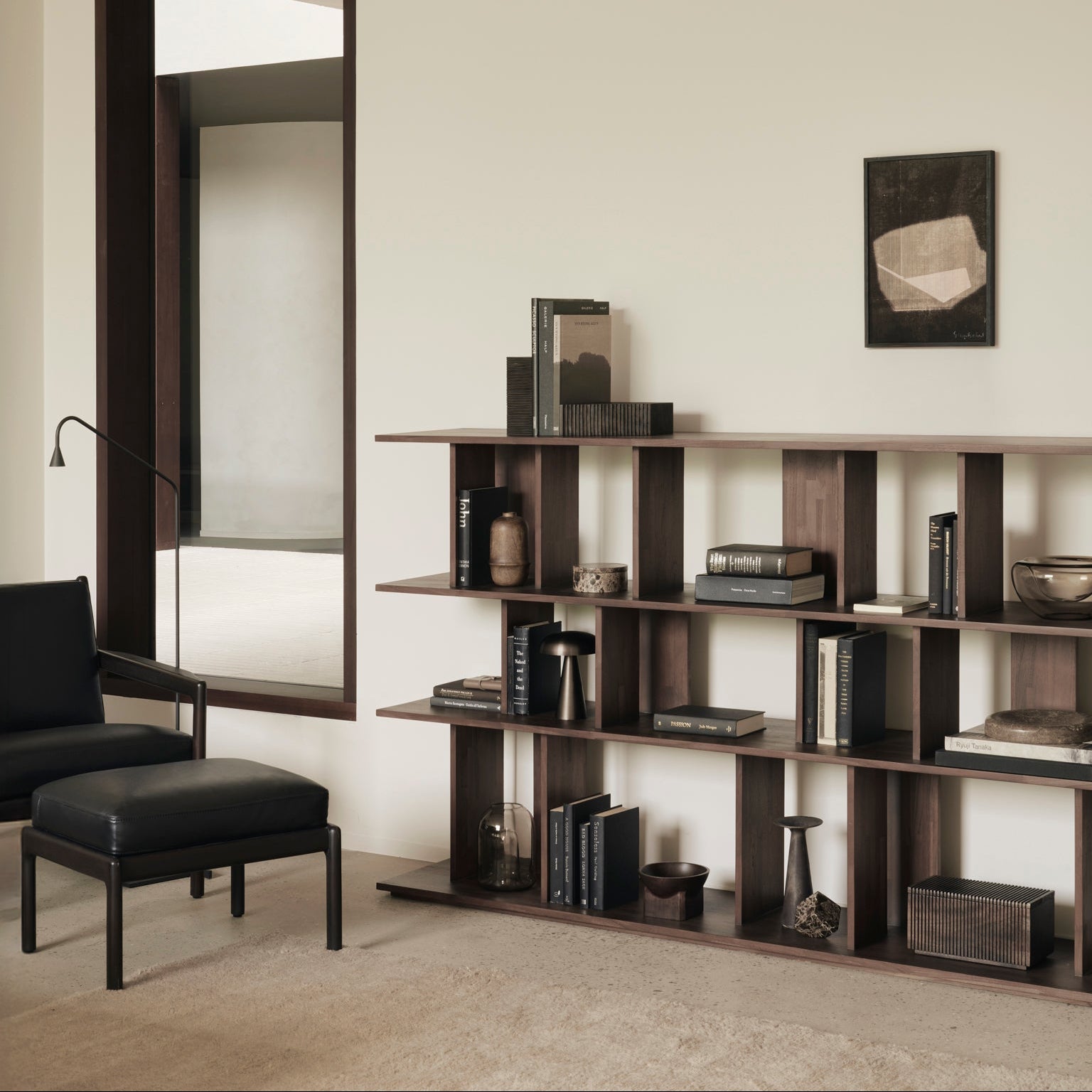 Ethnicraft Irregular Rack, FSC-certified solid wood furniture by Belgian brand