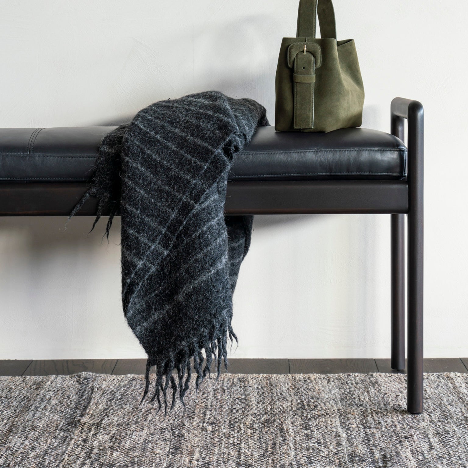 Ethnicraft Jack Bench Frame, FSC-certified solid wood furniture by Belgian brand