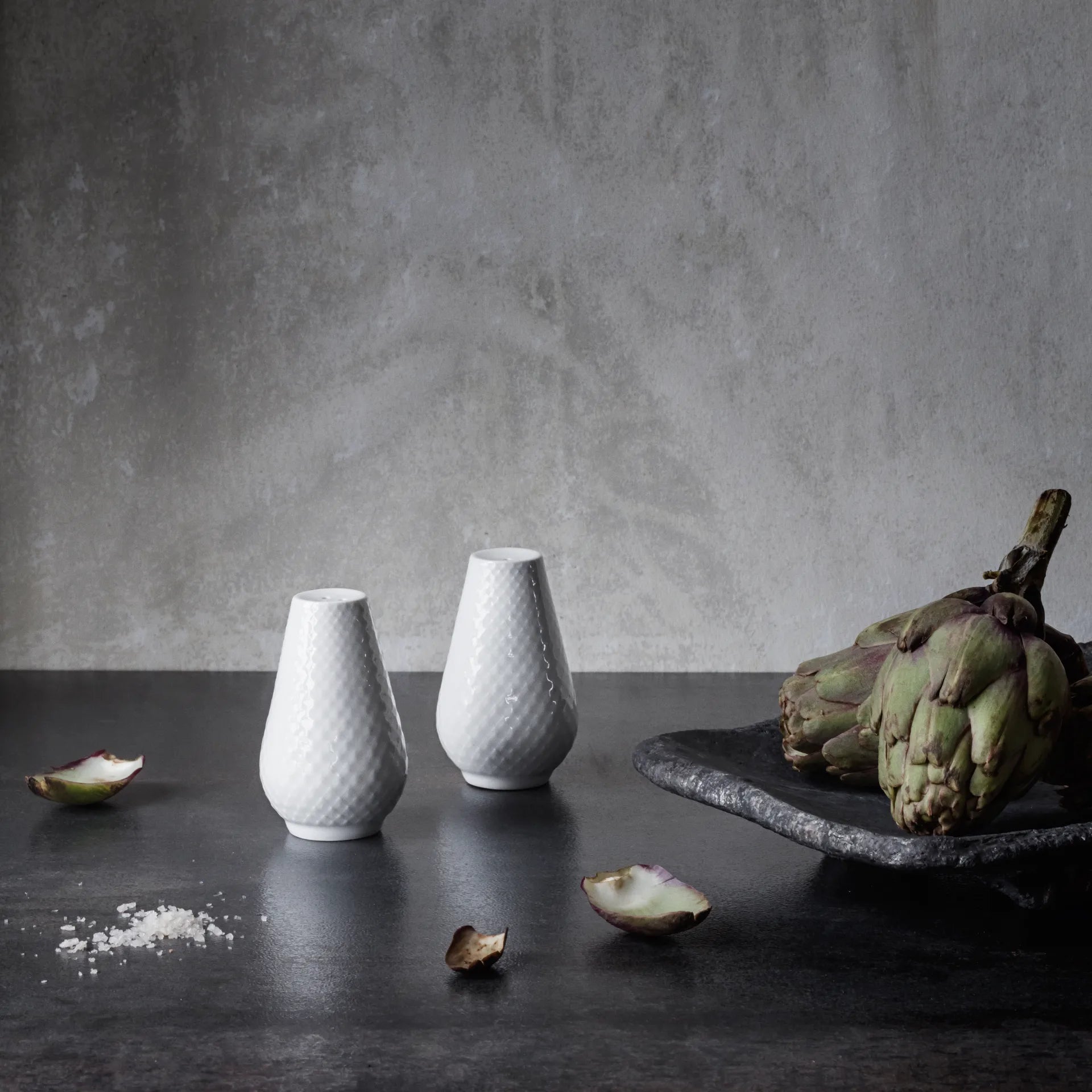 Lyngby Porcelæn Rhombe White Serveware
