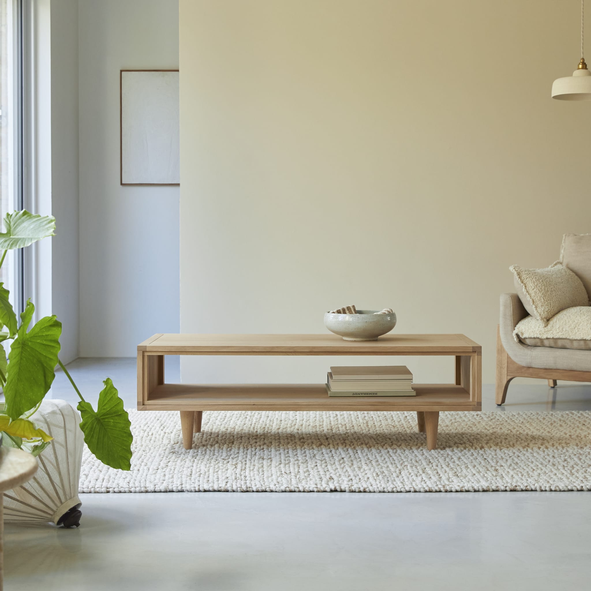 Tikamoon Jonàk coffee table in solid oak
