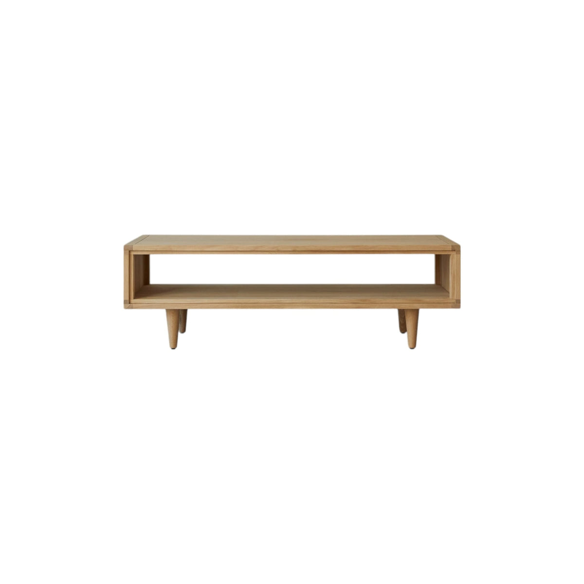 Close-up of leg and joinery detail on the Tikamoon Jonàk coffee table