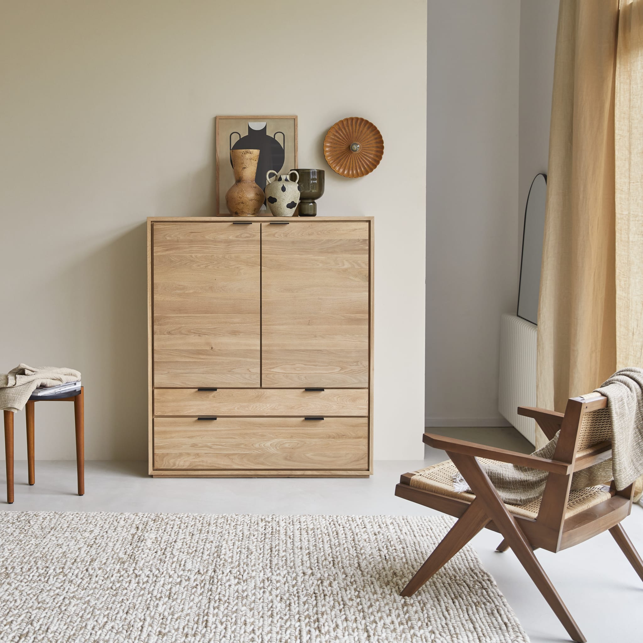 Tikamoon Senson sideboard in solid oak