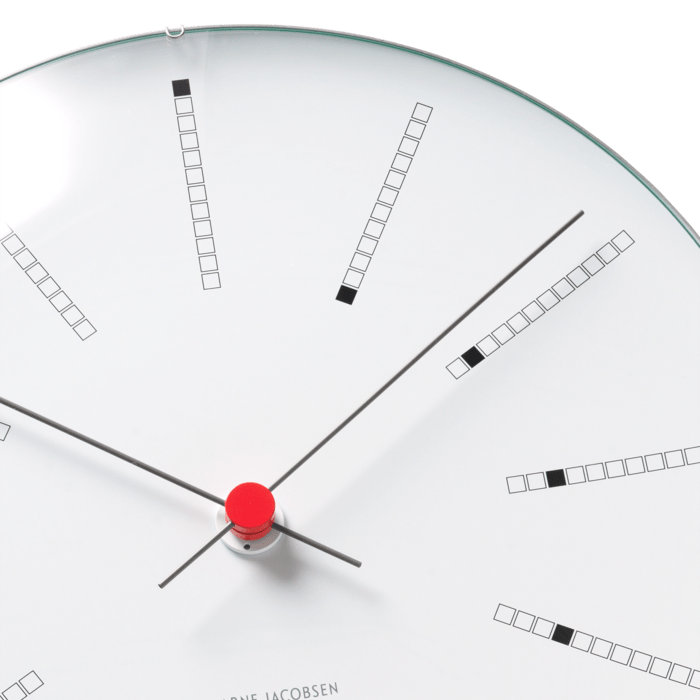 Arne Jacobsen Roman Wall Clock White/Black