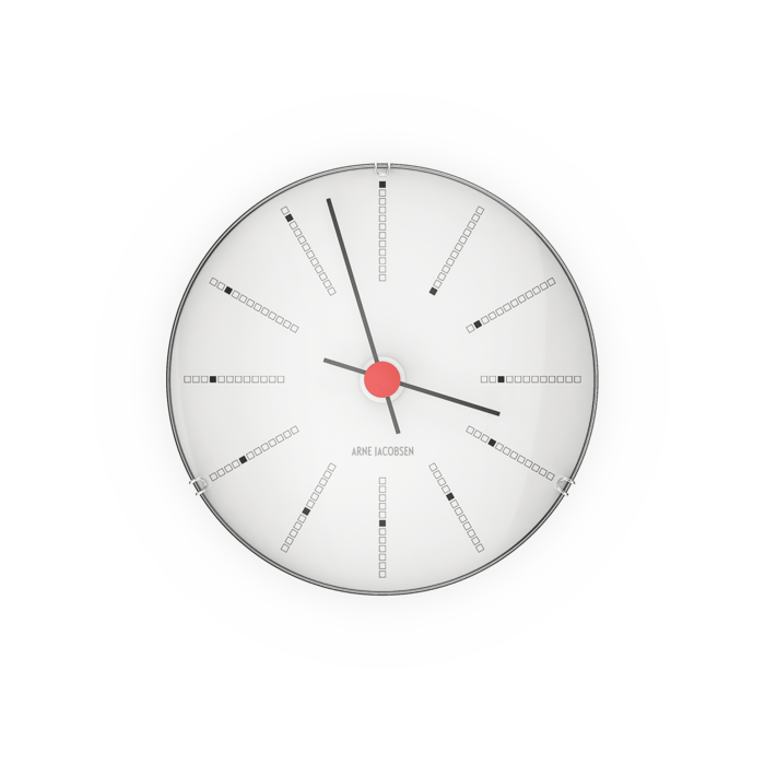 Arne Jacobsen Roman Wall Clock White/Black
